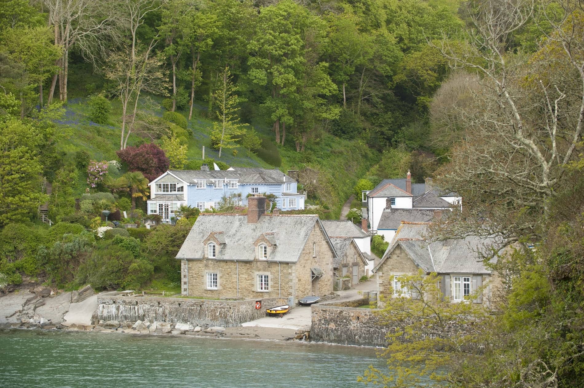 Cornish scene at the quay in North Helford