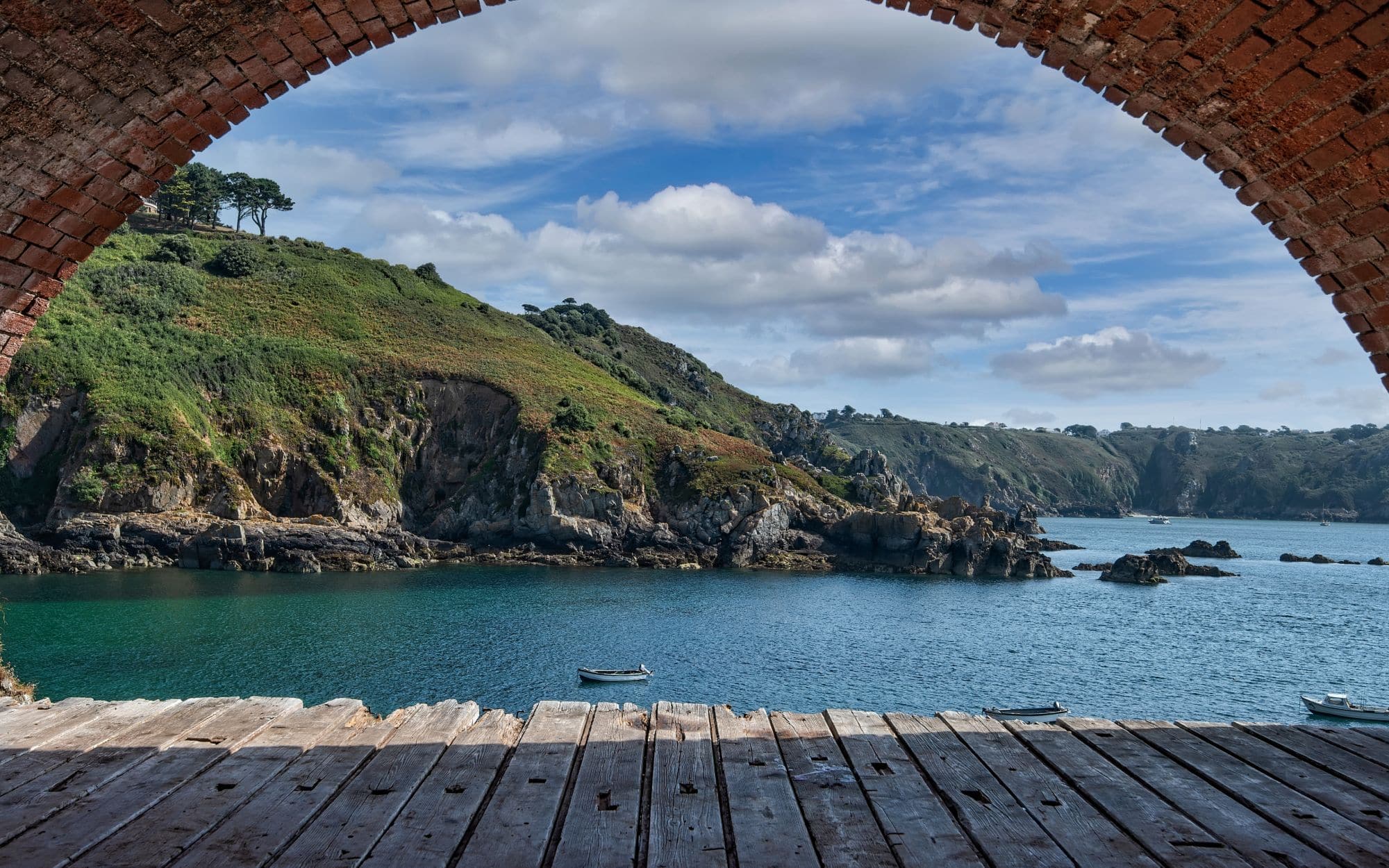Saints Bay Harbour in Guernsey