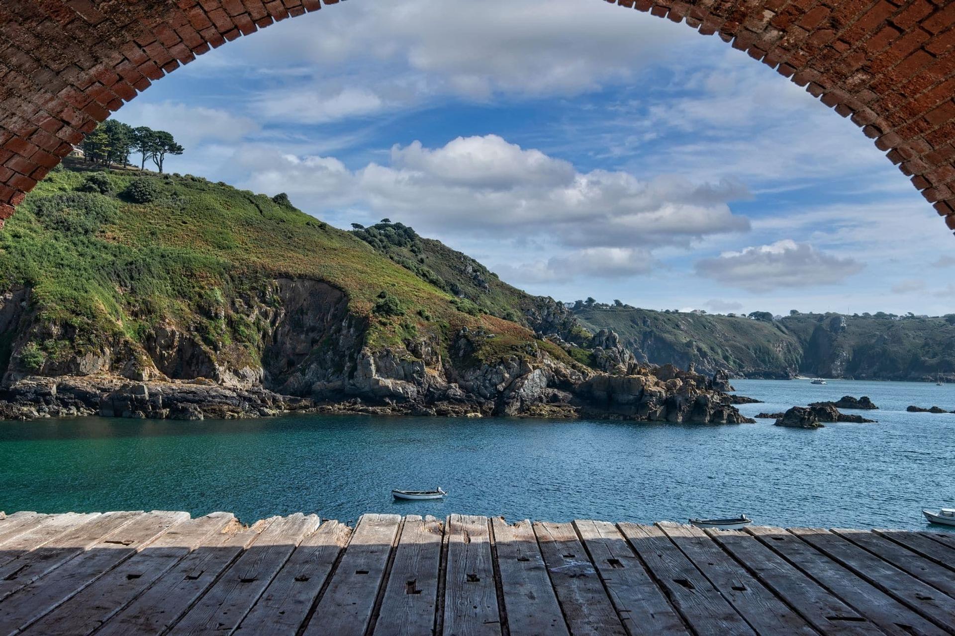 Saints Bay Harbour in Guernsey