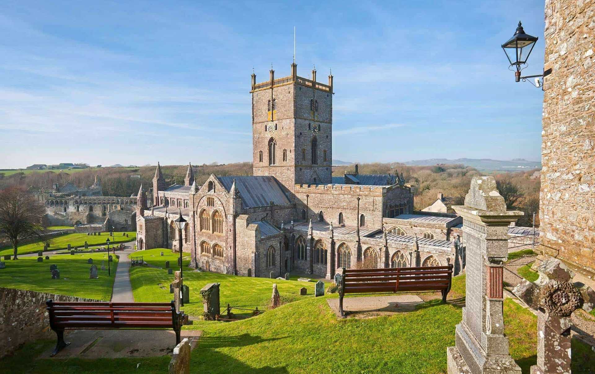 St Davids Cathedral in Pembrokeshire.