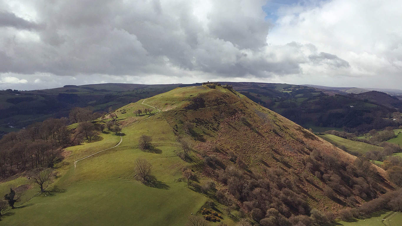 View of Dinas Brân Llangollen