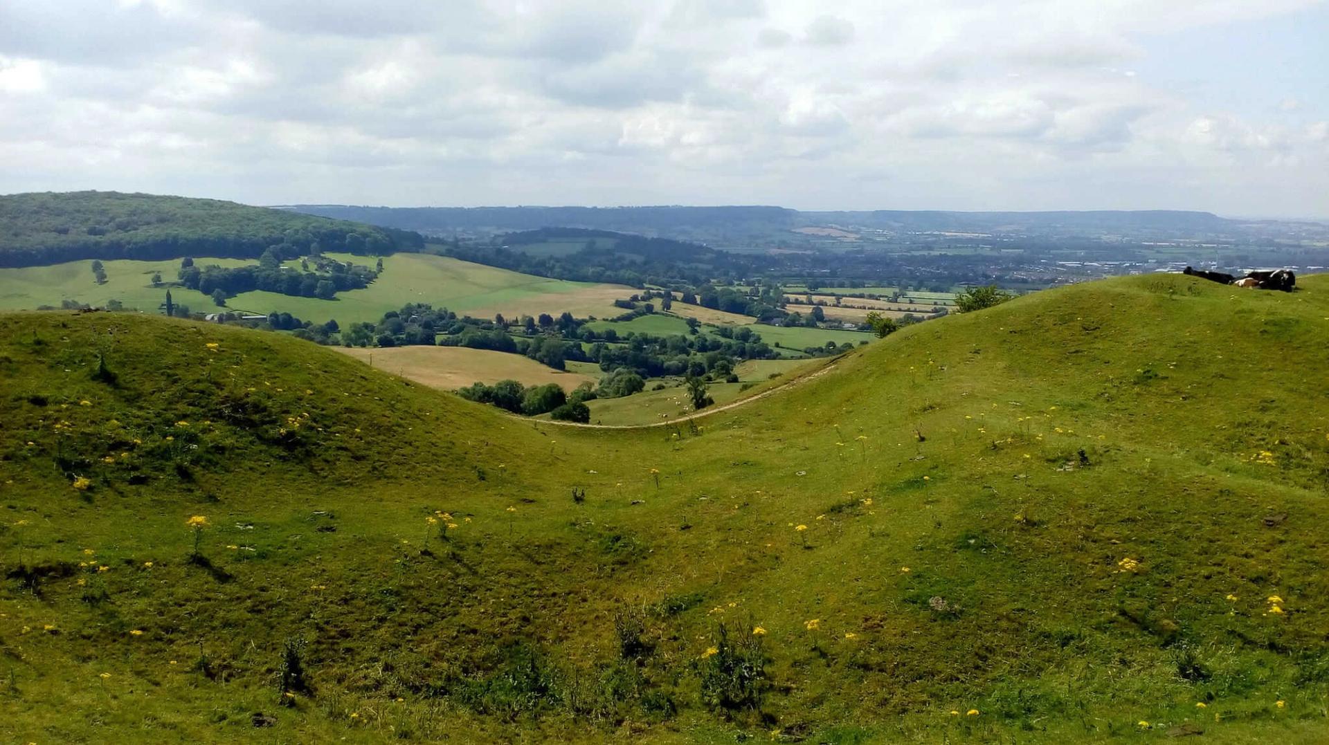 Haresfield beacon on the Cotswold Way