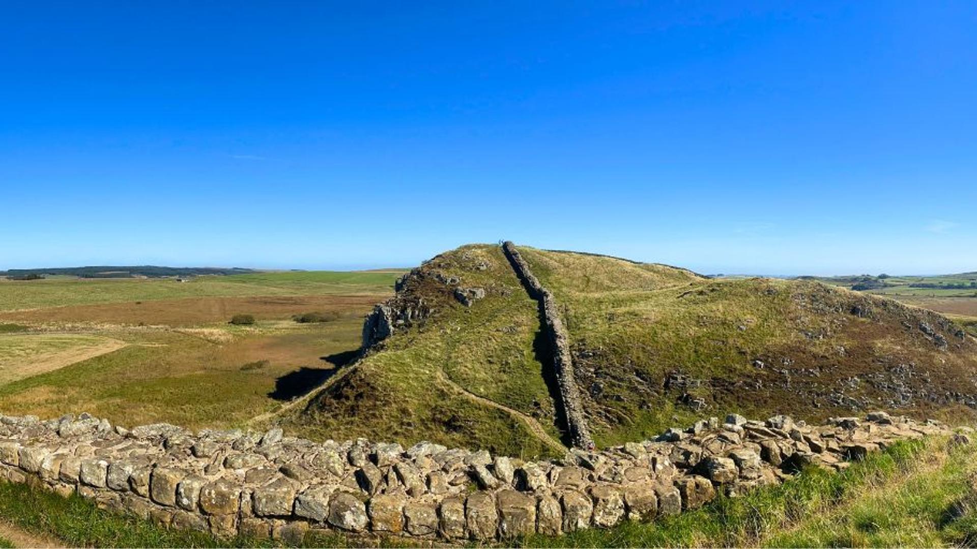 View of Hadrian's wall