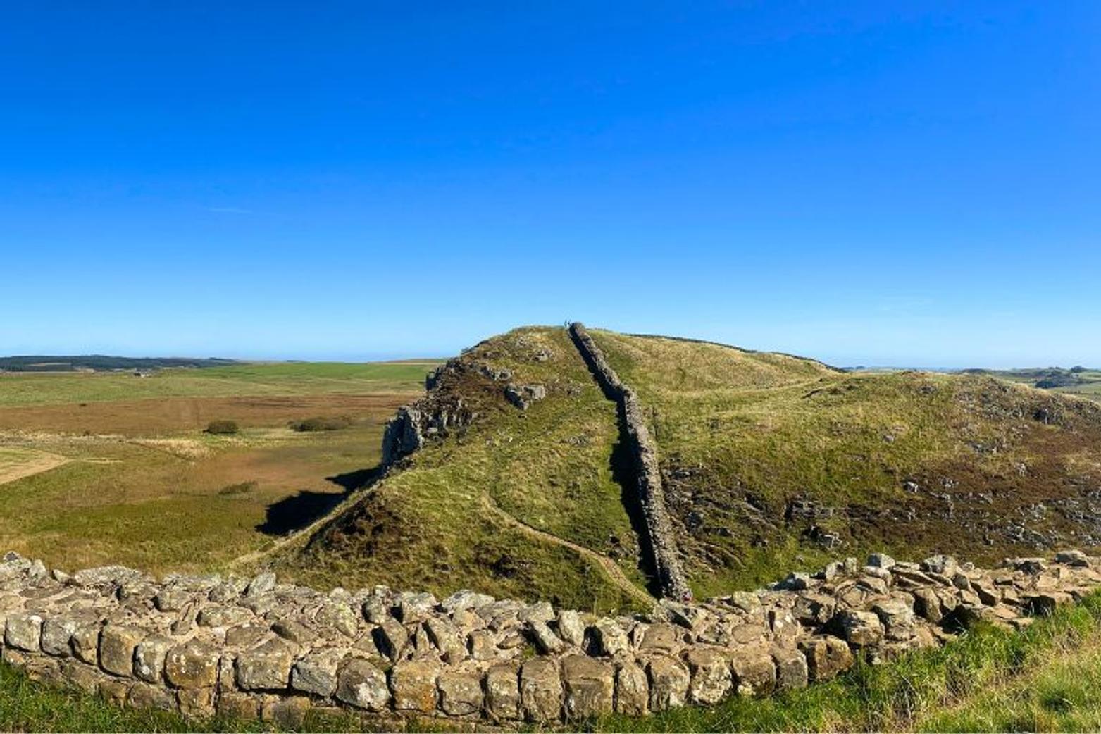 View of Hadrian's wall
