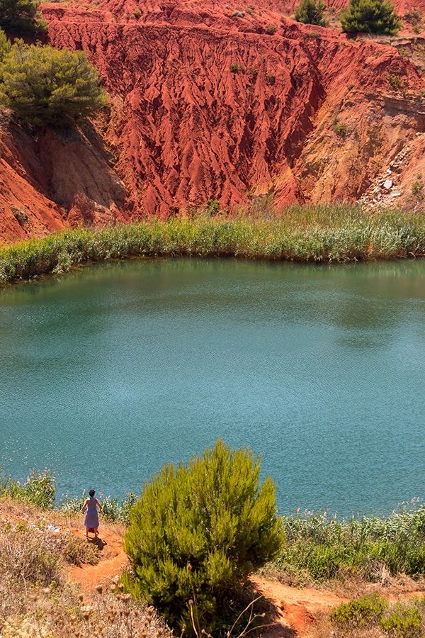 Bauxite Lake near Otranto, Puglia
