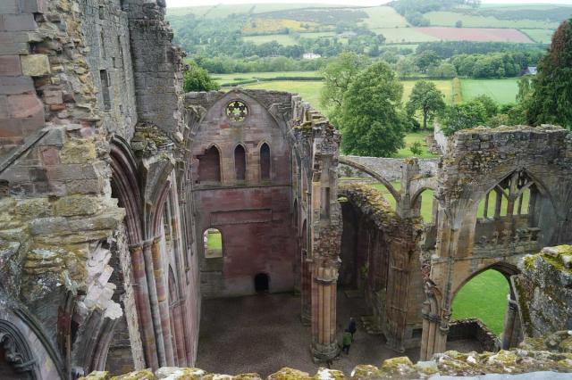 Melrose Abbey, Selwick to Melrose