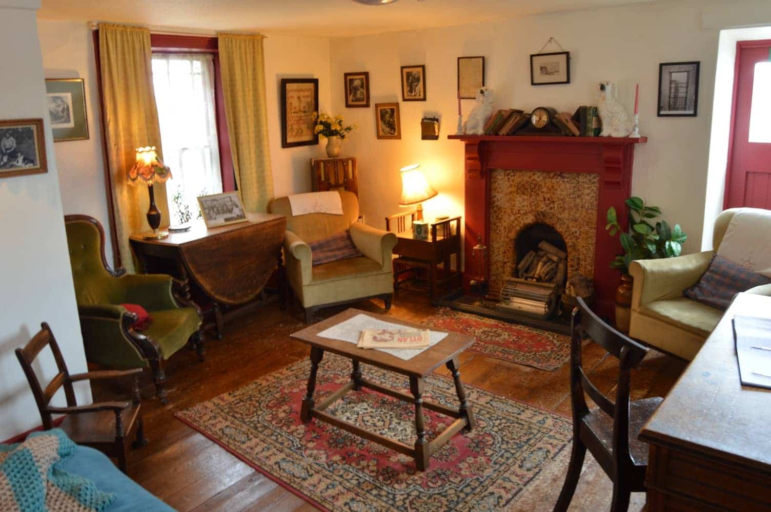 The Poets living room, exactly how he left it