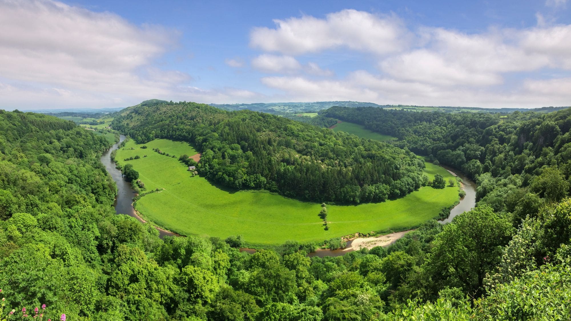The Wye Valley from Symonds Yat Rock Viewpoint