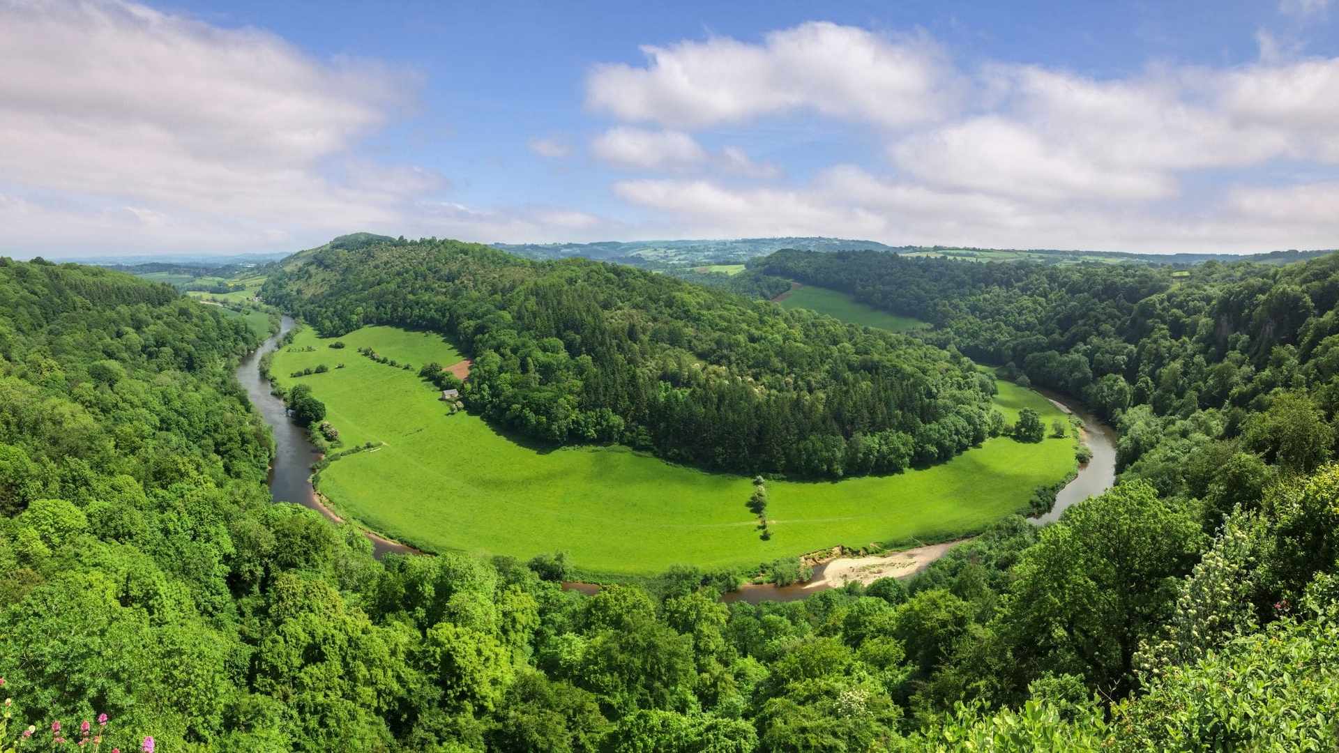 The Wye Valley from Symonds Yat Rock Viewpoint