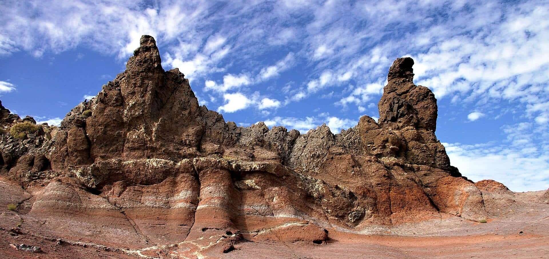 Volcanic landscape in the Canary Islands