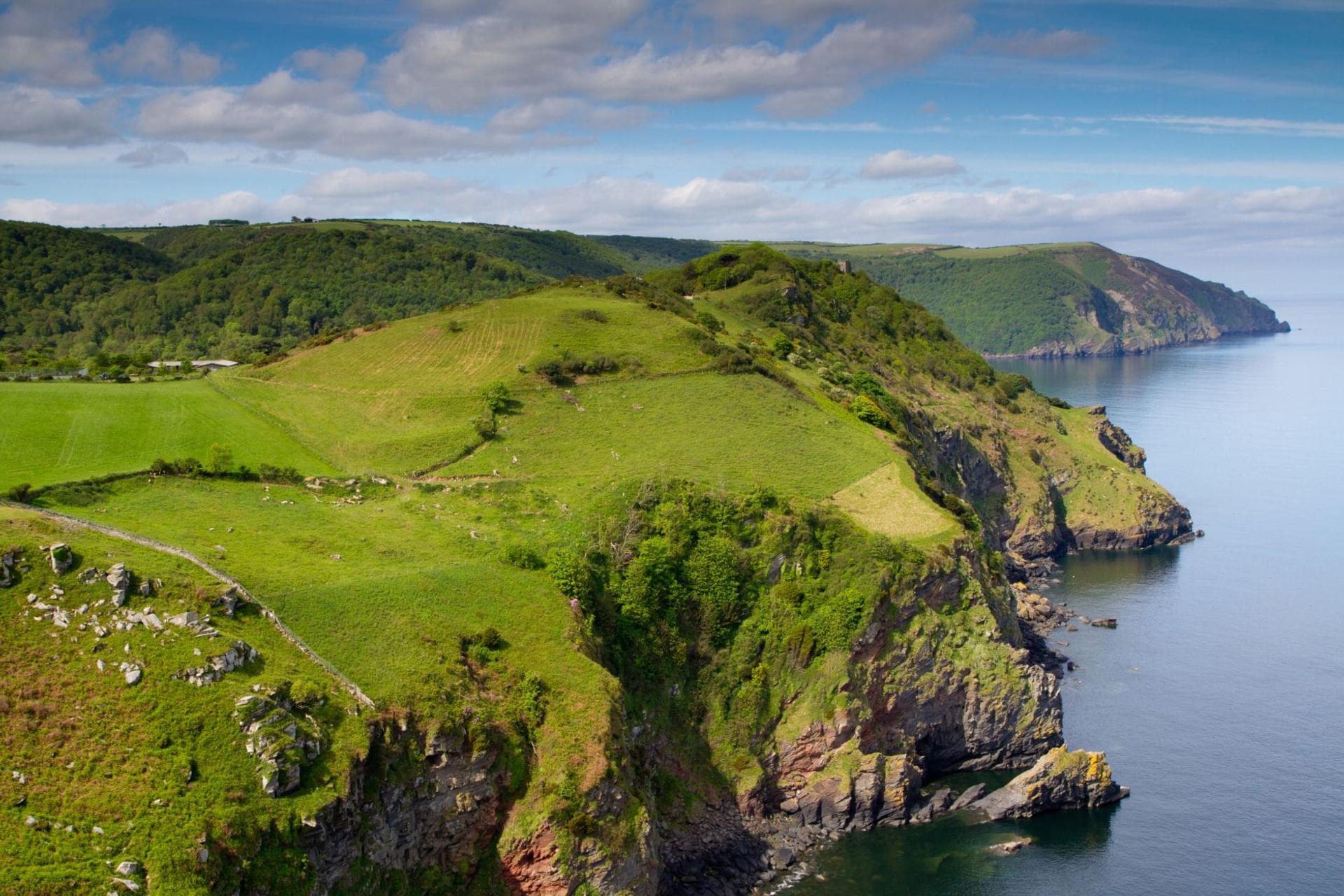 Devon coastline near Lynton