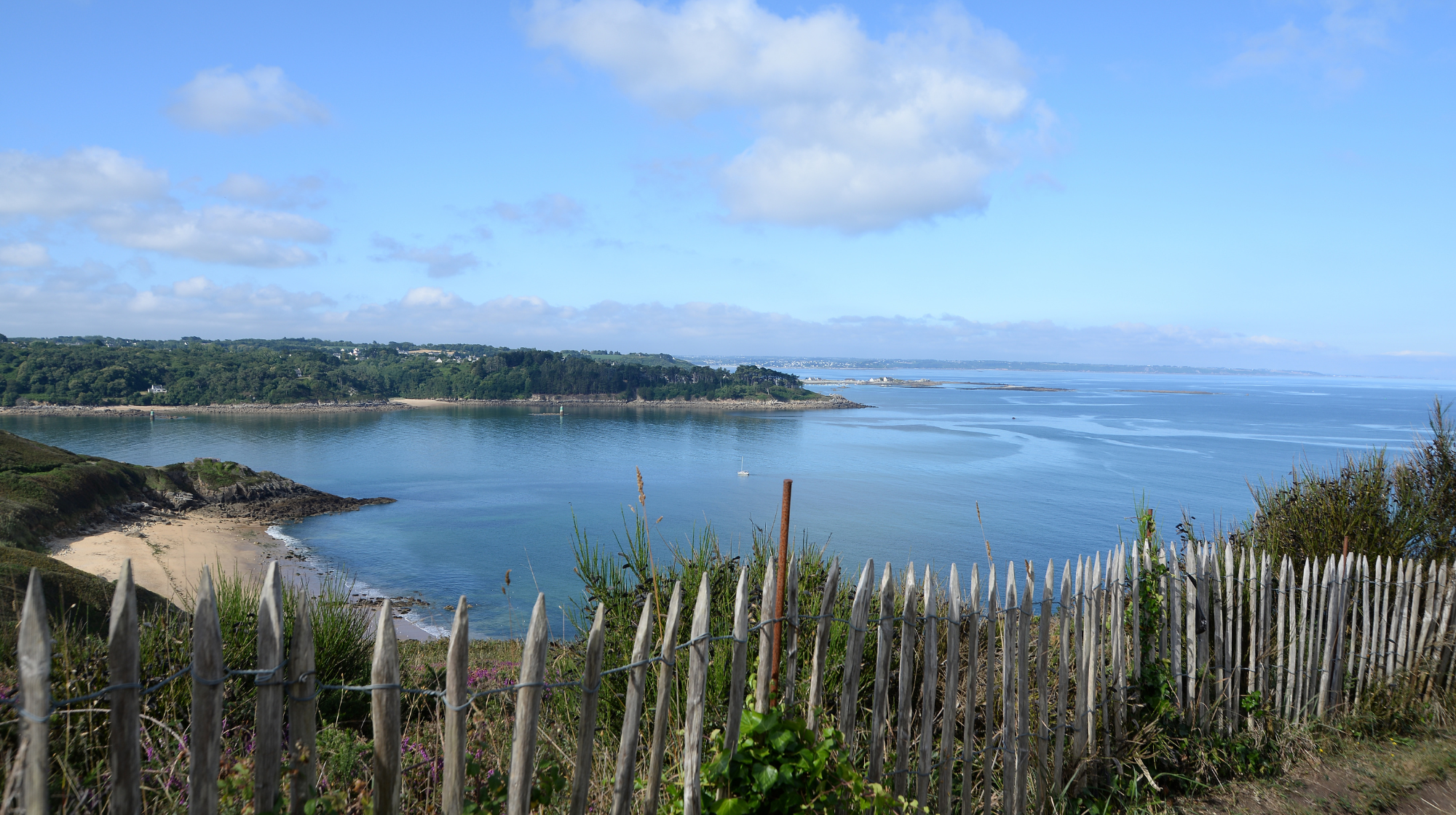 View across the coast near Lannion in Brittany