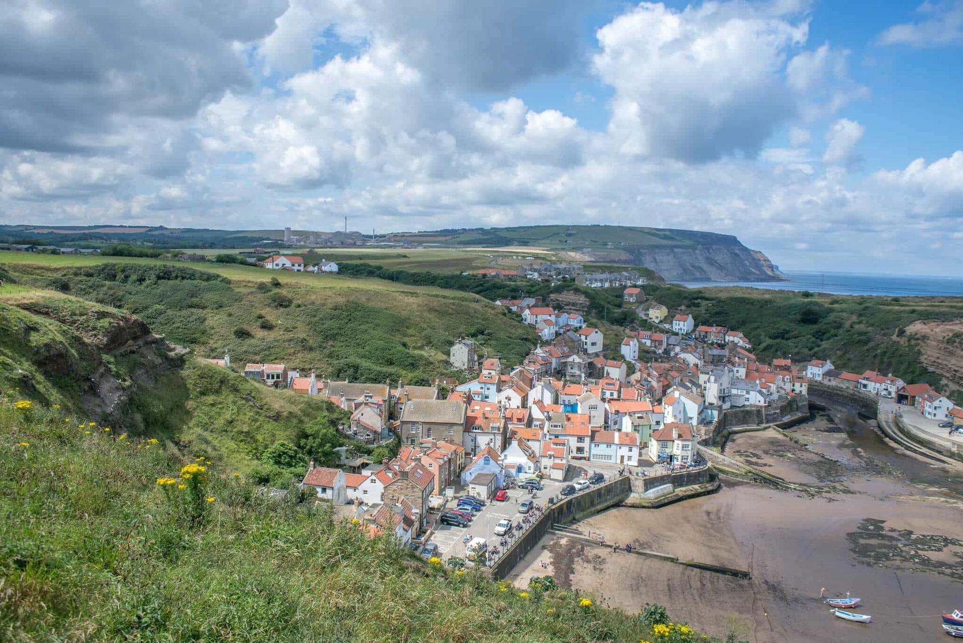 Runswick Bay on the cleveland Way