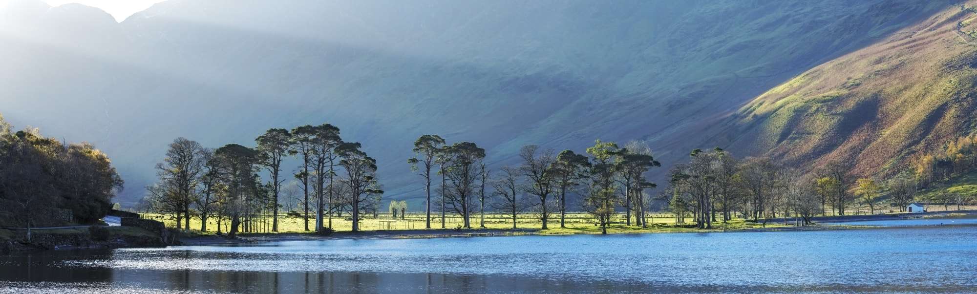 Image of large body of water, Derwentwater in the Lake District, Cumbria, England