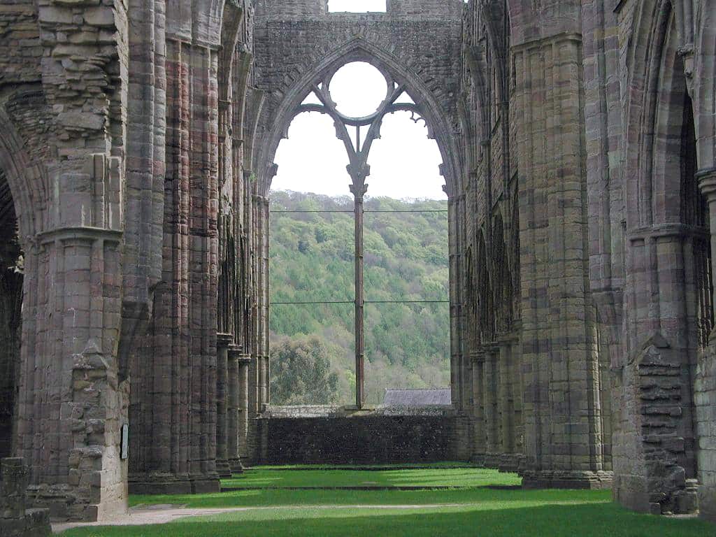 Walks in Tintern Abbey Interior