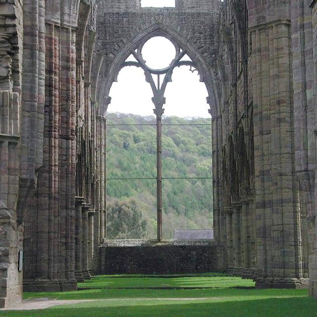Walks in Tintern Abbey Interior