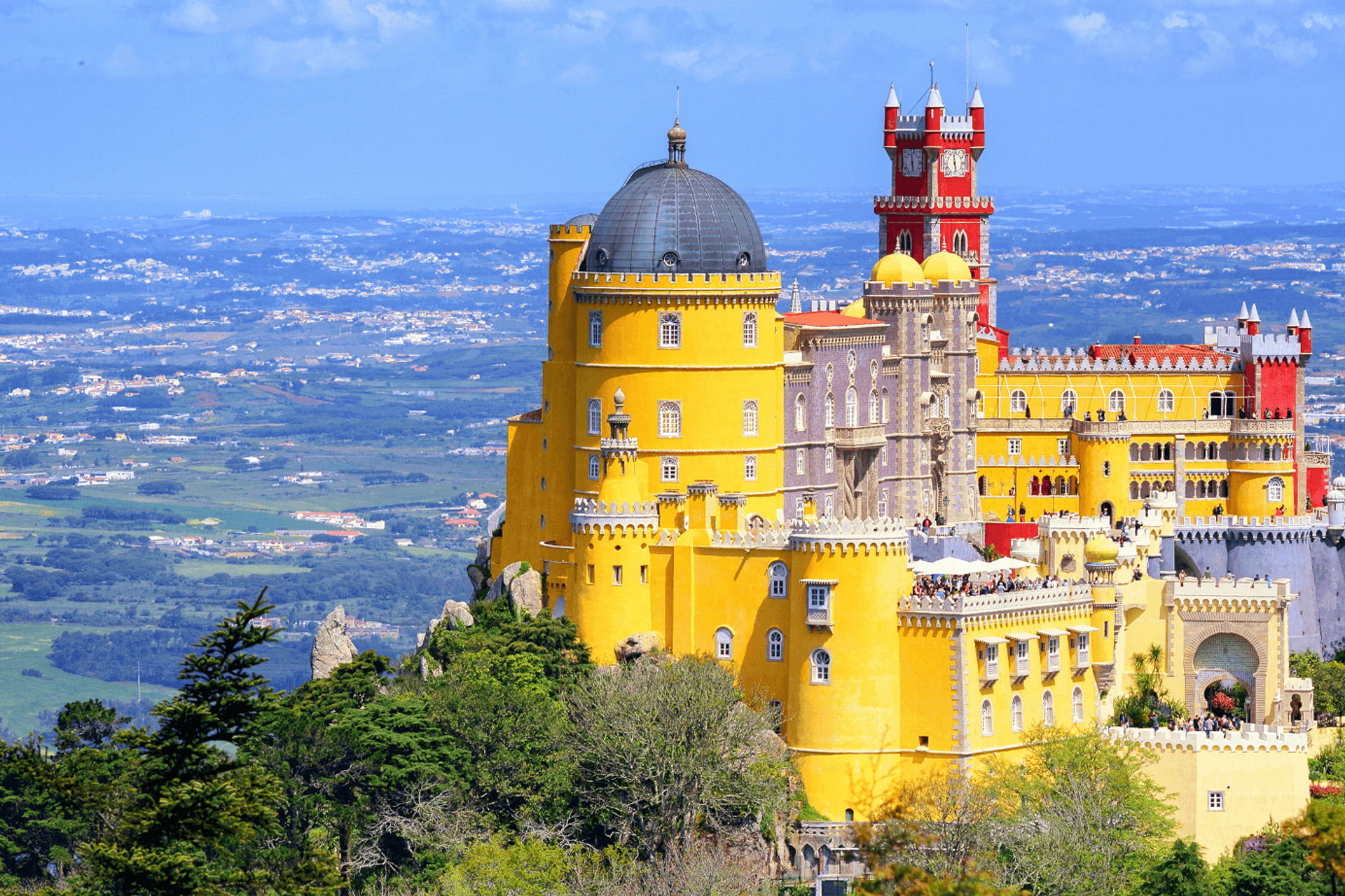 View over Pena Palace, Sintra