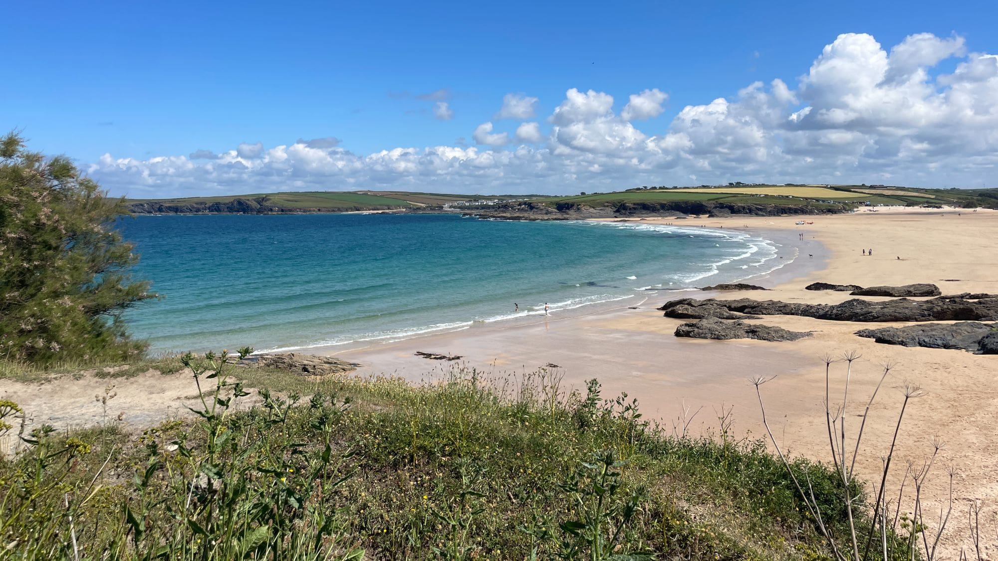 Hollys Beach picture along the South West Coast Path