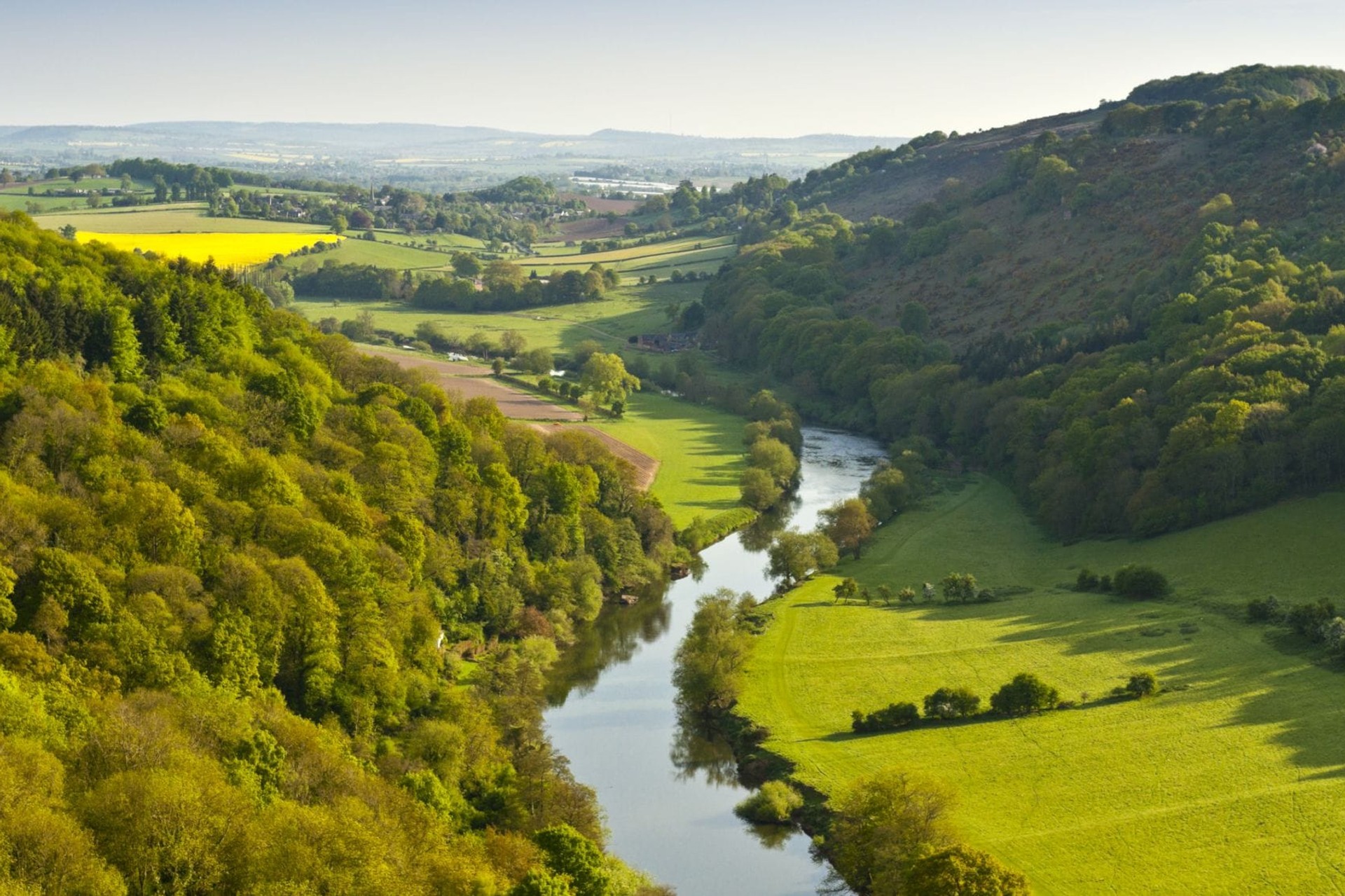 View of the Wye valley from Eagle's Nest point