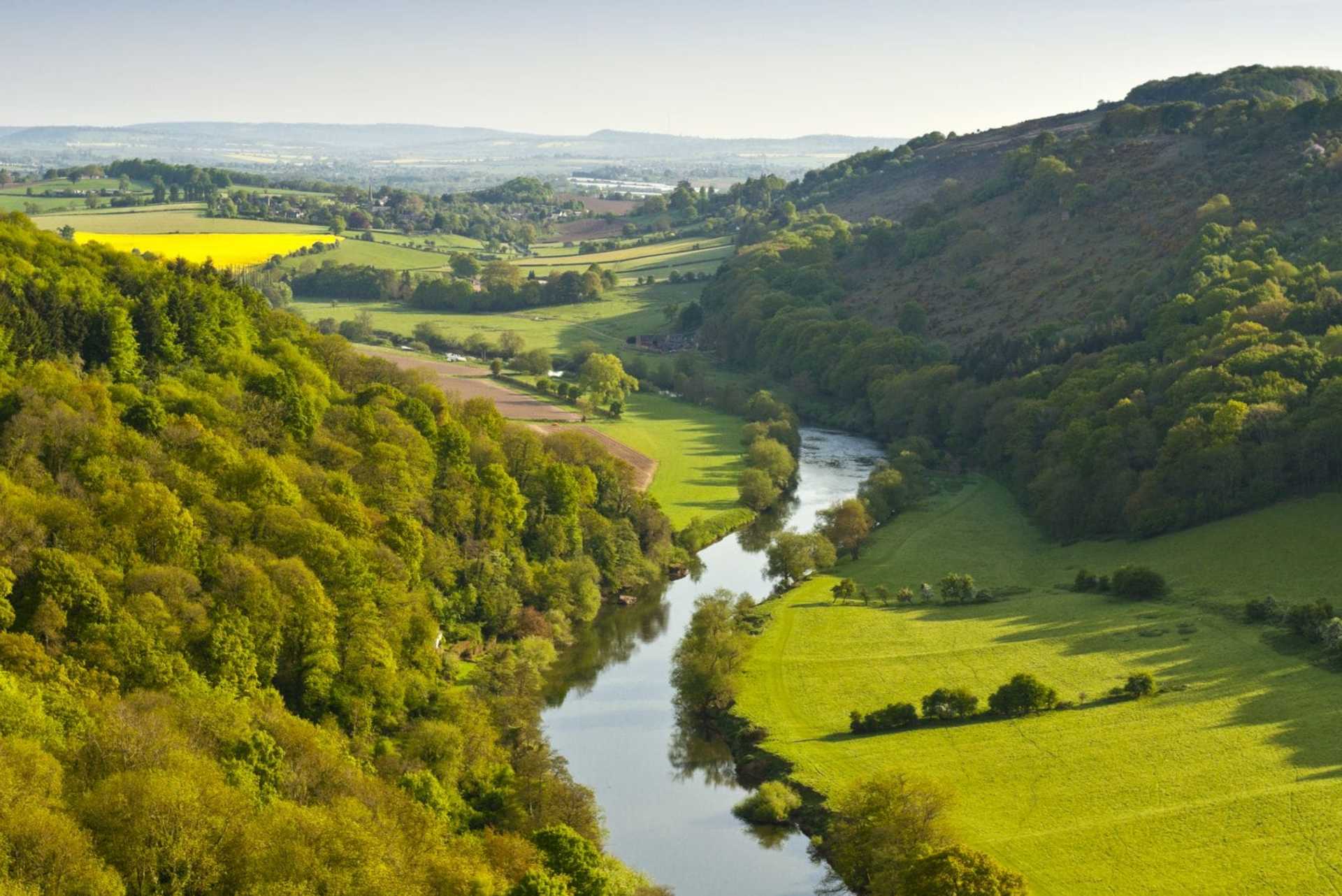 View of the Wye valley from Eagle's Nest point