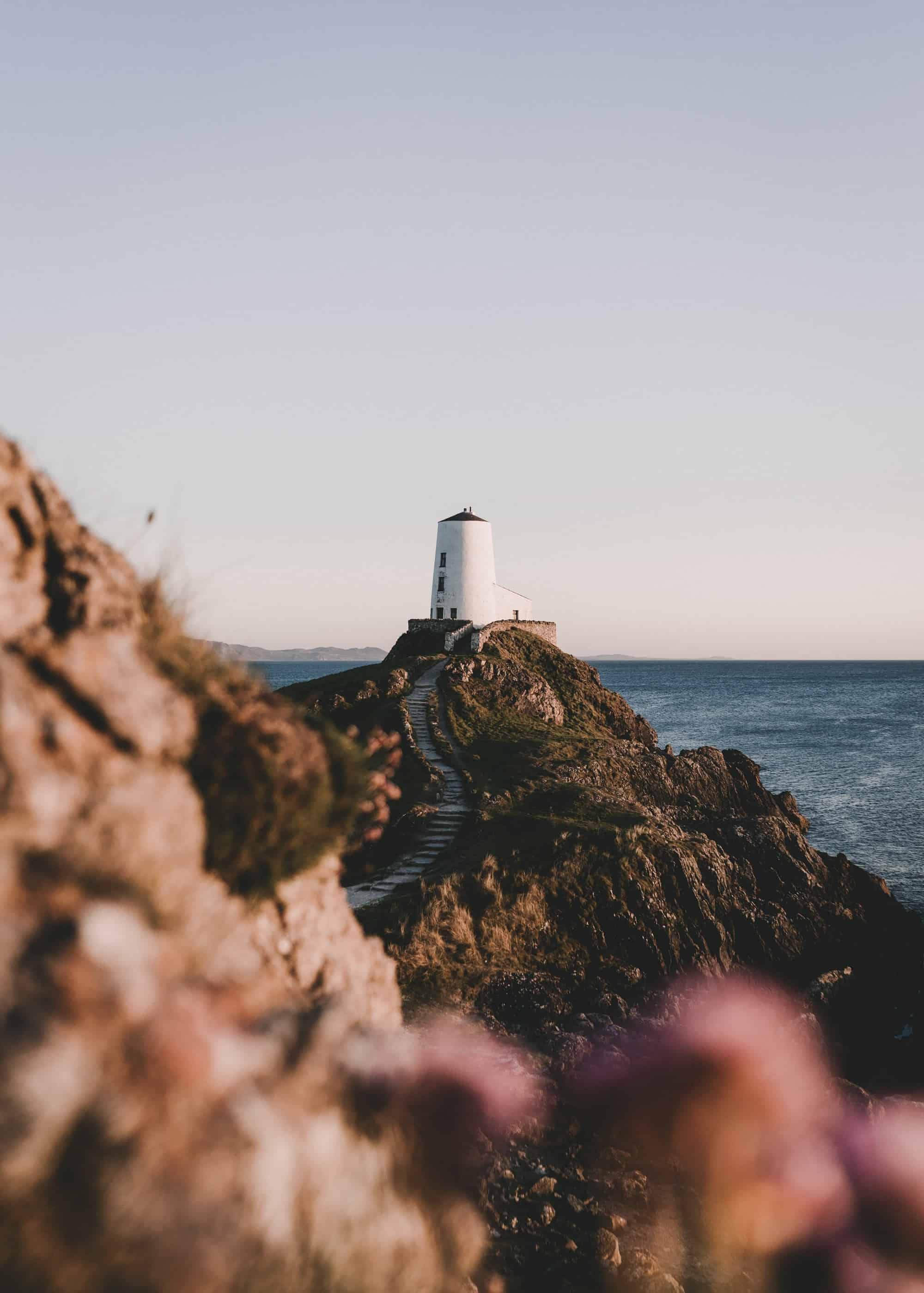 Tŵr Bach lighthouse on the Anglesey Coastal Path Britain's Favourite Walks: Top 100