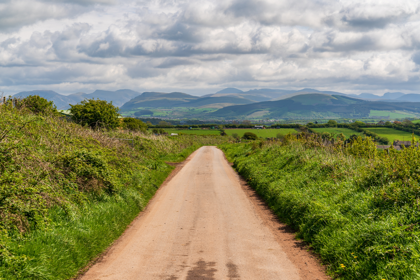 Coastal track near St Bees at the start of Wainwright’s Coast to Coast.