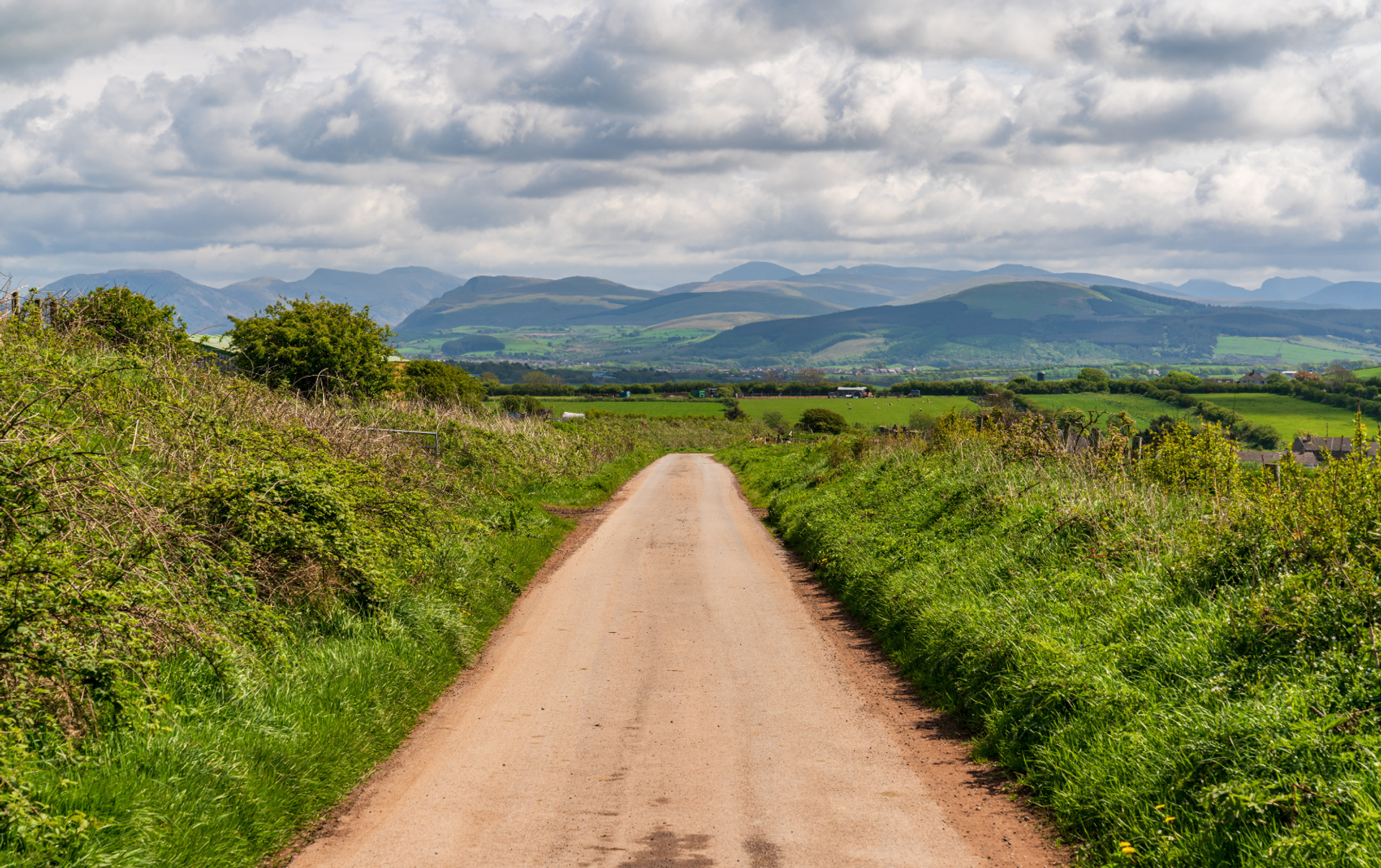 Coastal track near St Bees at the start of Wainwright’s Coast to Coast.