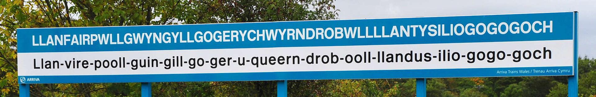 Walking Holidays in Wales - Llanfairpwllgwyngyllgogerychwyrndrobwllllantysiliogogogoch