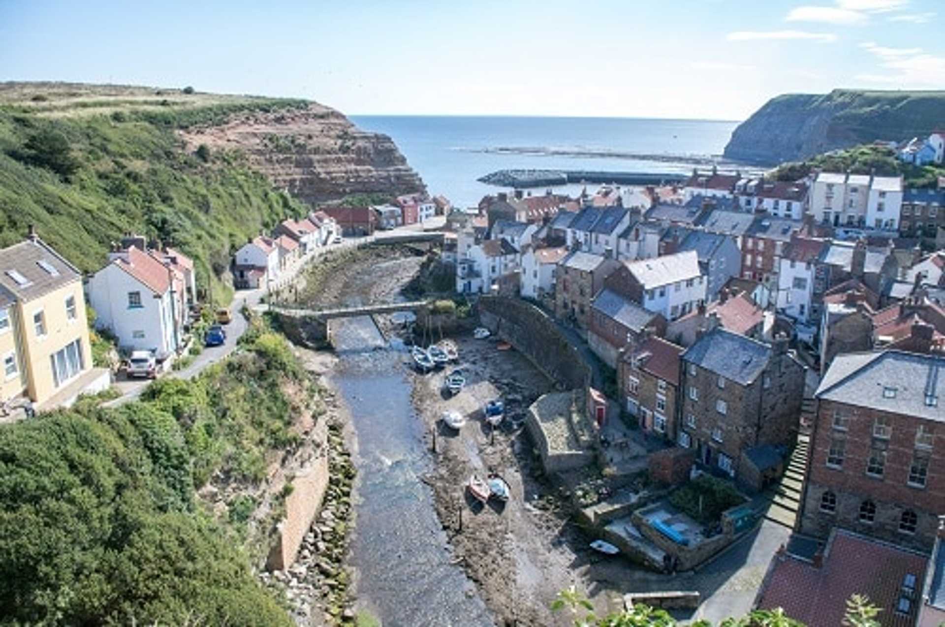 Town, river and sea
