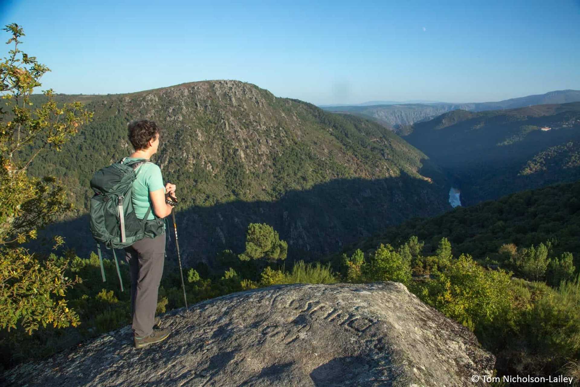 Looking at the view of Galicia