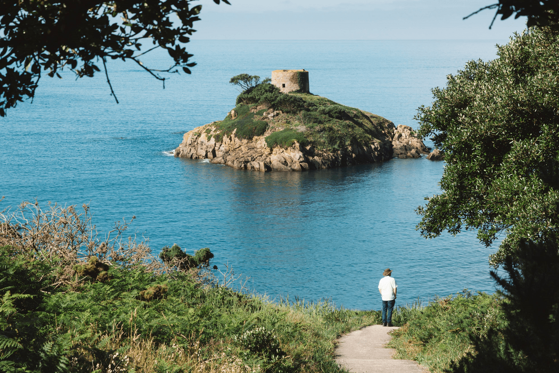 Jersey island holidays Coastline Portelet Bay