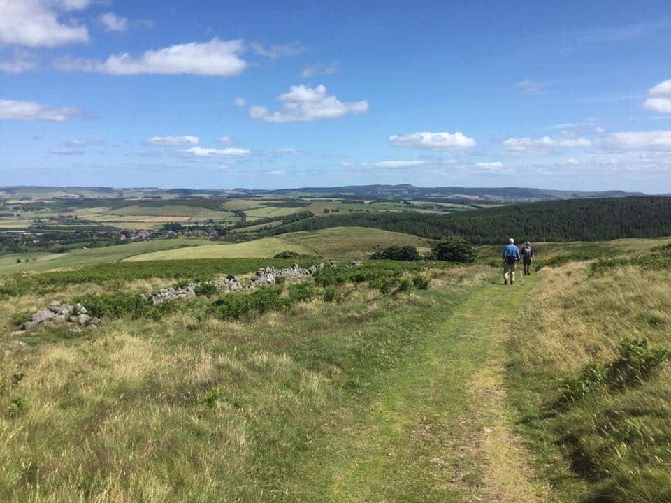 Views out over the Scottish Hills
