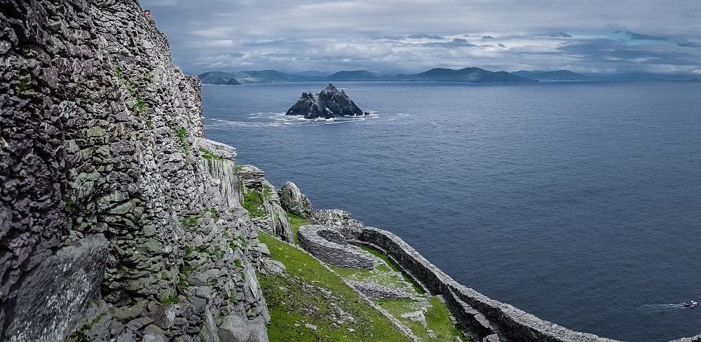 Little Skellig Seen From Skellig Michael Monastery