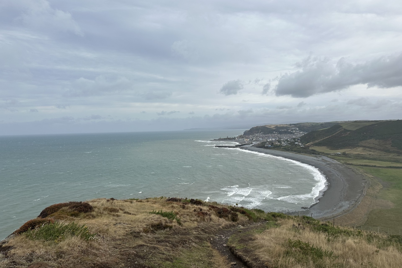 Coastline at Allt Wen on the Ceredigion Coast Path