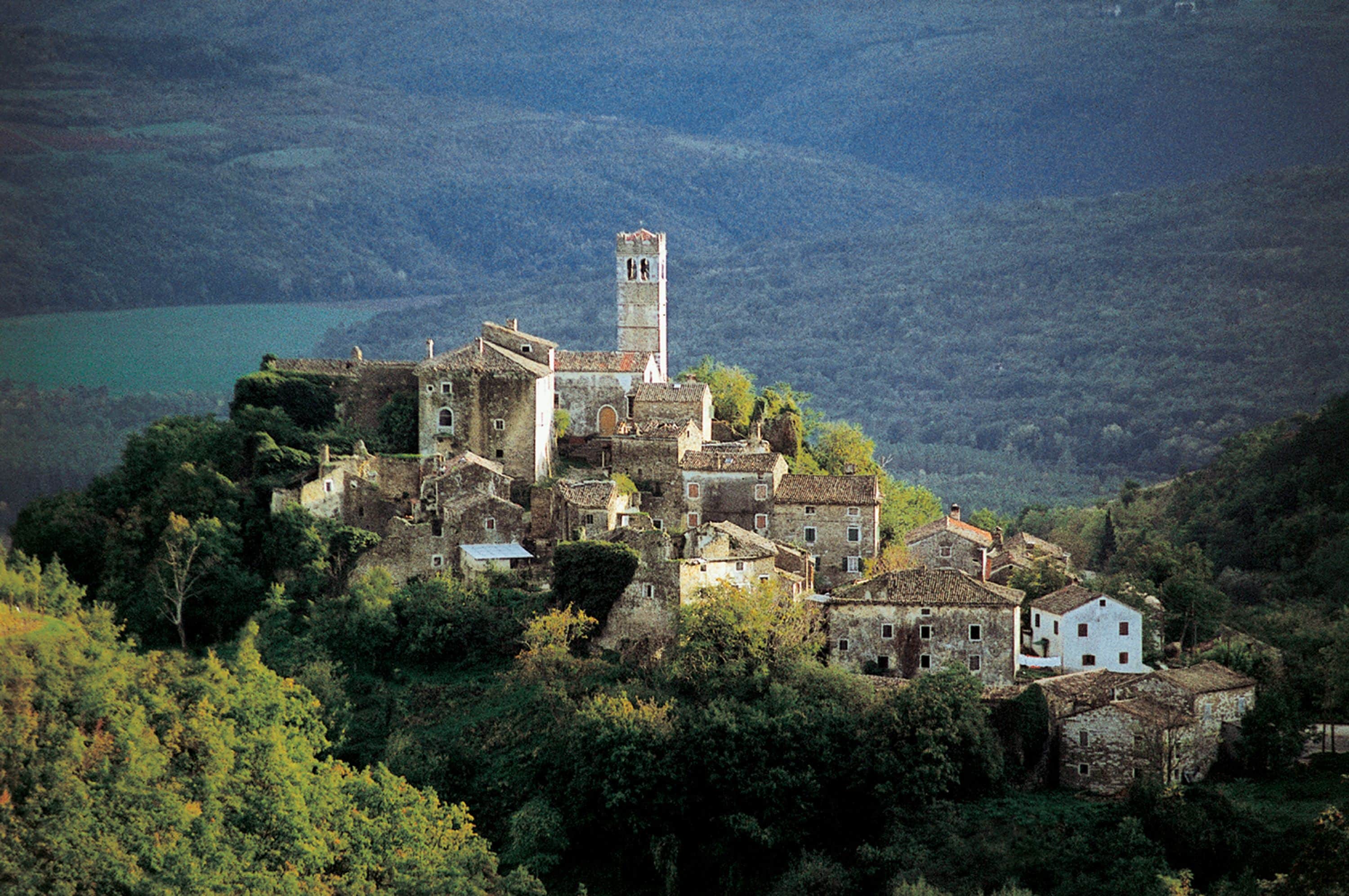 A Croatian hill village