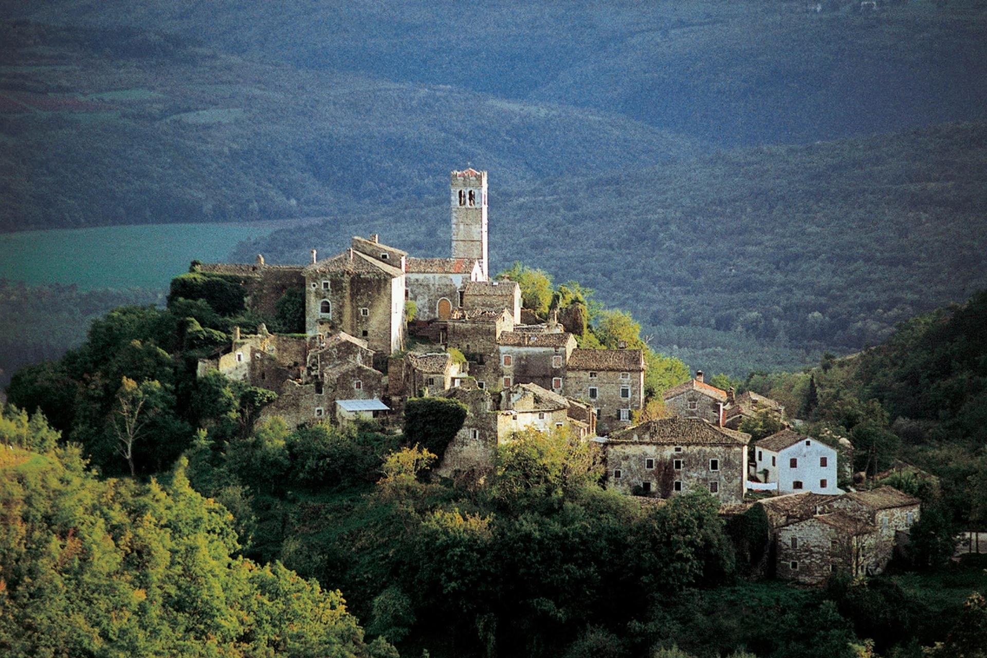 A Croatian hill village