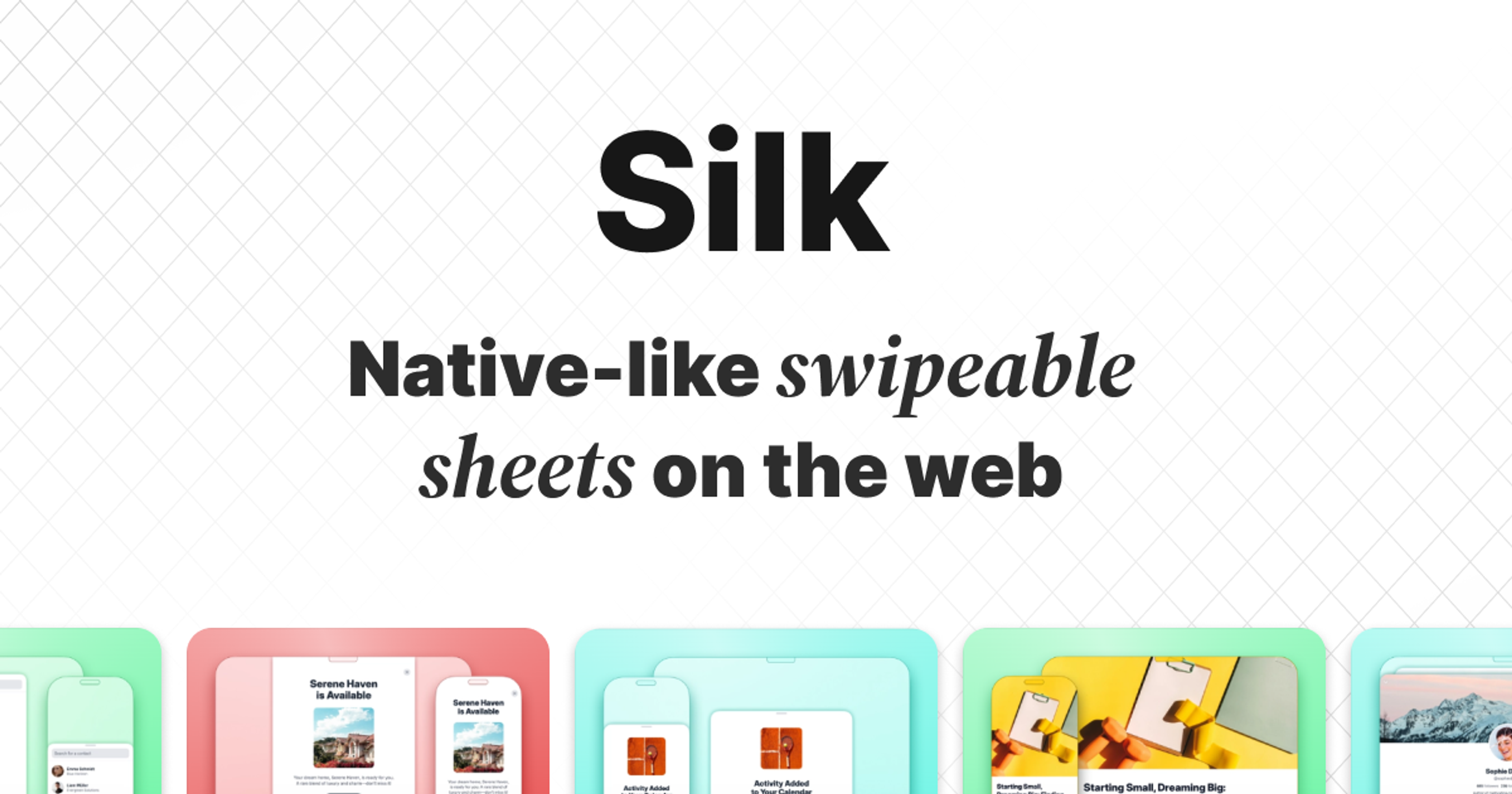silk-hq home page