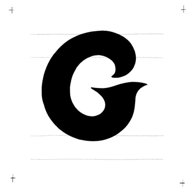"g" letter transitions image