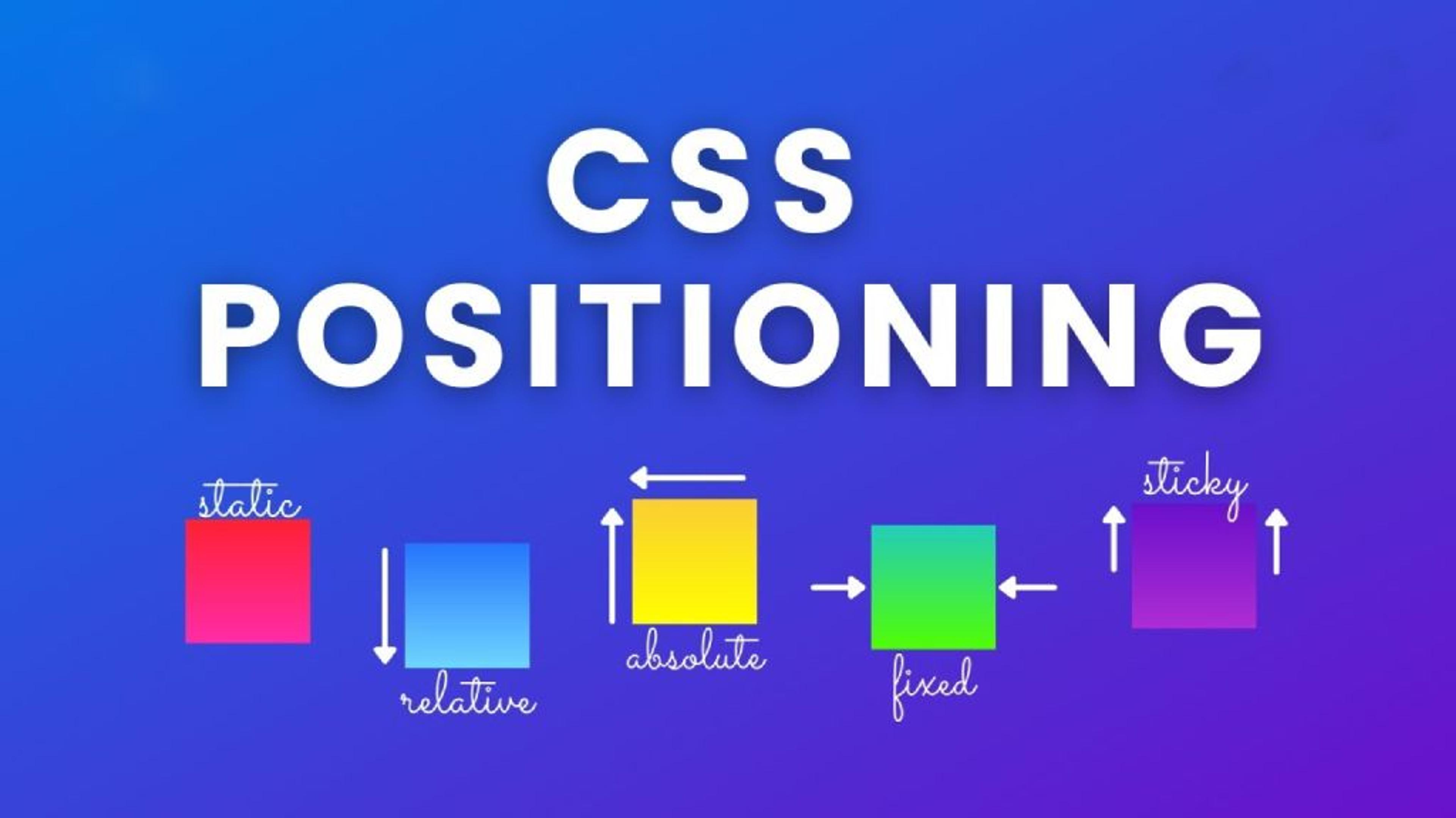 CSS Positioning Explained: Static, Relative, Absolute & More Banner Image