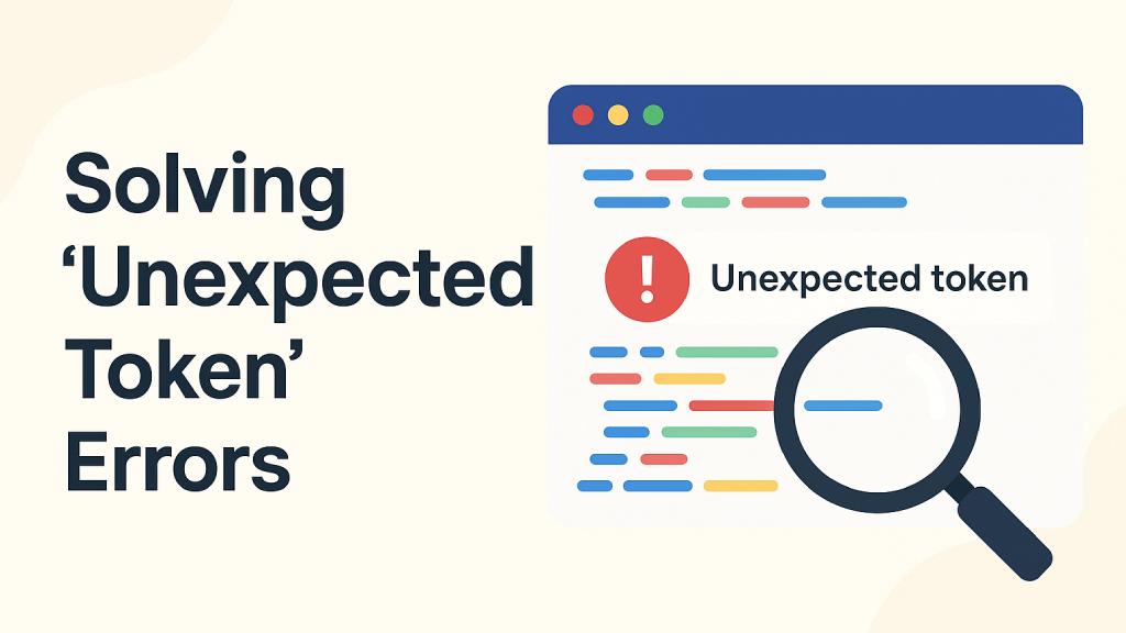 Unexpected Token Error in JavaScript and JSON: Causes and Fixes