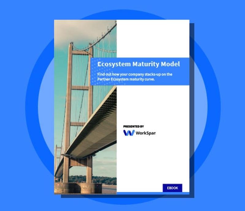 Cover of the Ecosystem Maturity Model ebook from WorkSpan