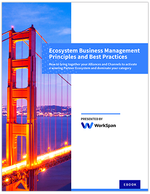 Cover of the WorkSpan ebook "Ecosystem Business Management - Principles and Best Practices"