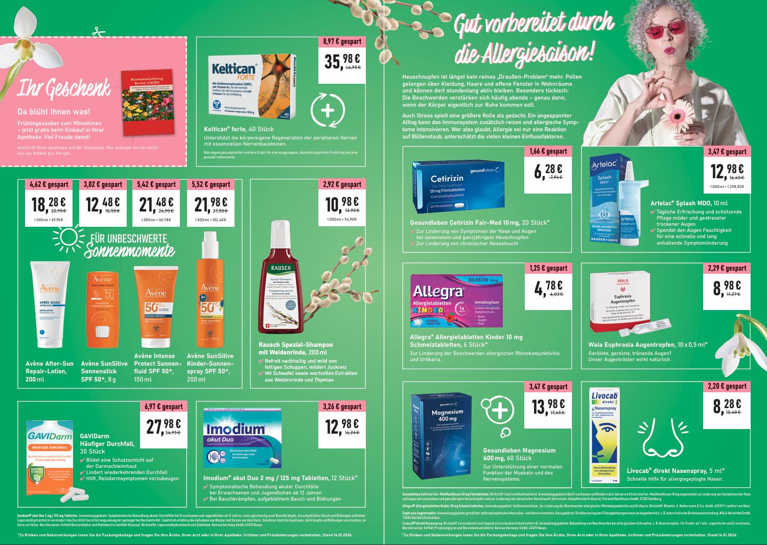 Sommer-Angebote — Apotheke am Römer & Nahe-Apotheke