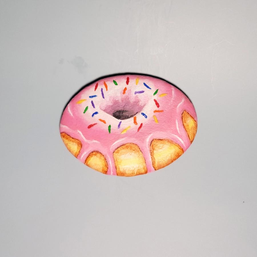 Pink Sprinkle Donut