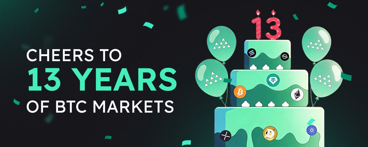 BTC Markets’ 13th Anniversary