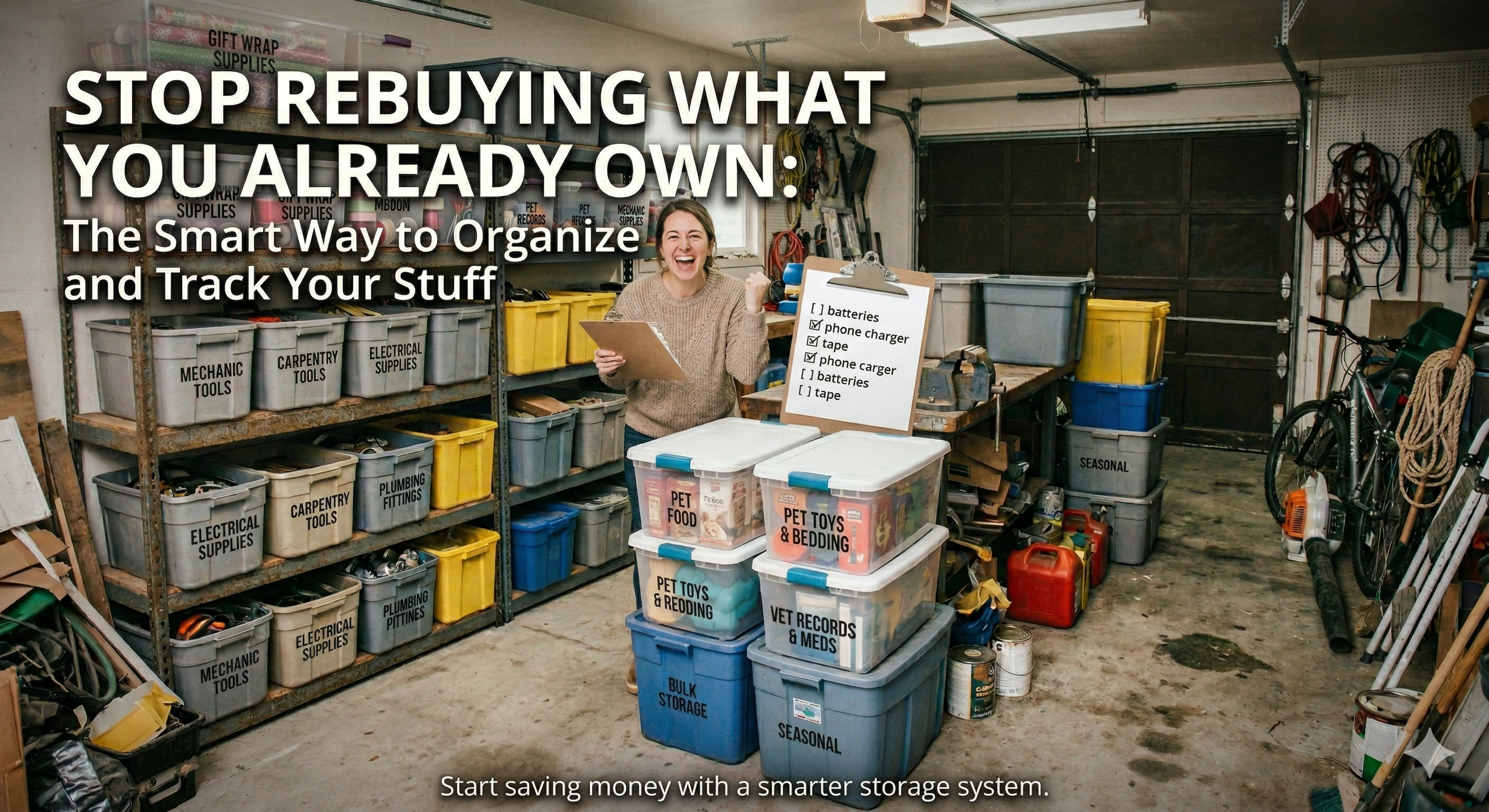 Stop Rebuying What You Already Own: The Smart Way to Organize and Track Your Stuff