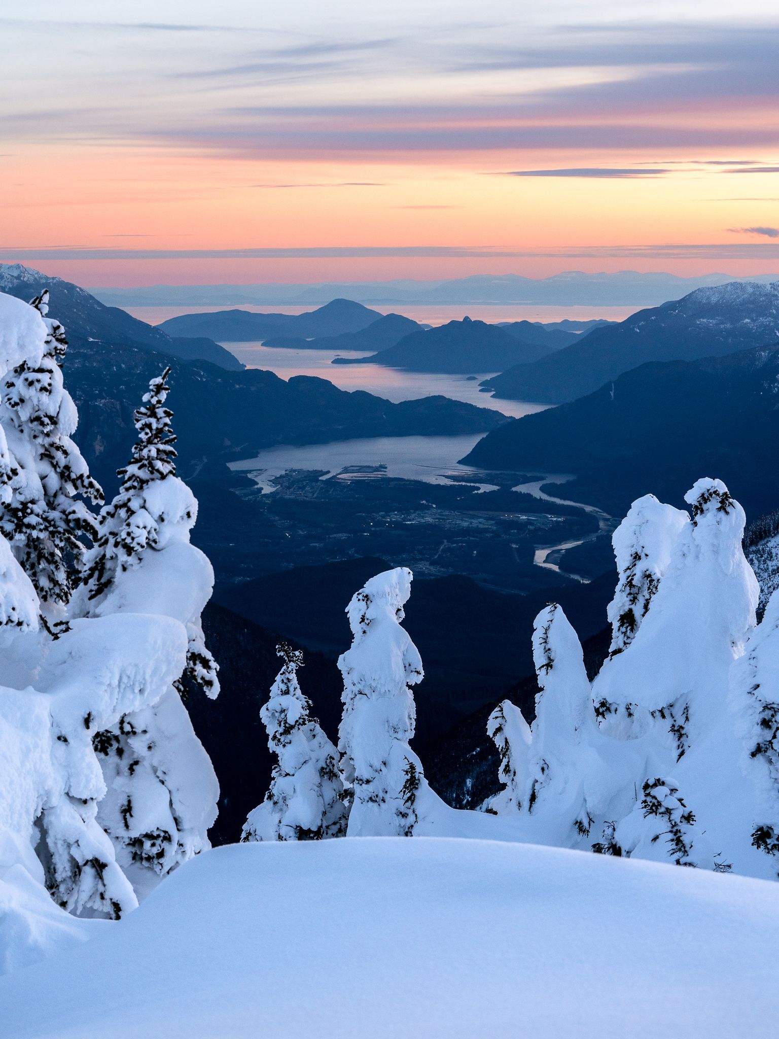Winter Layers of Squamish, BC