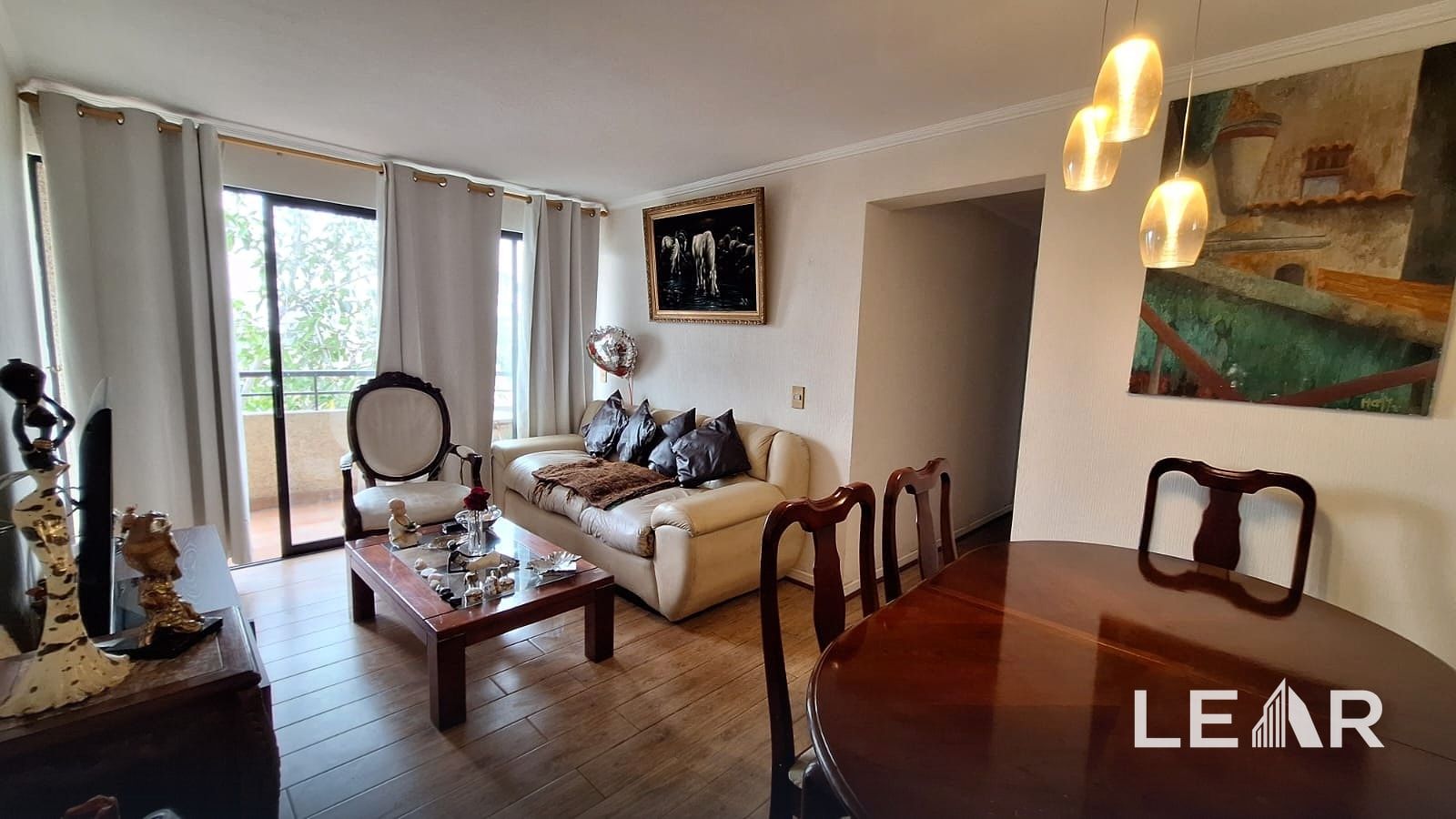 Departamento 2D2B con terraza y estacionamiento en Providencia