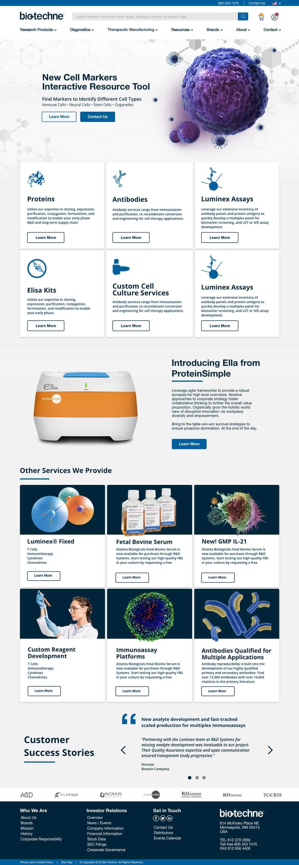 update home page concept
