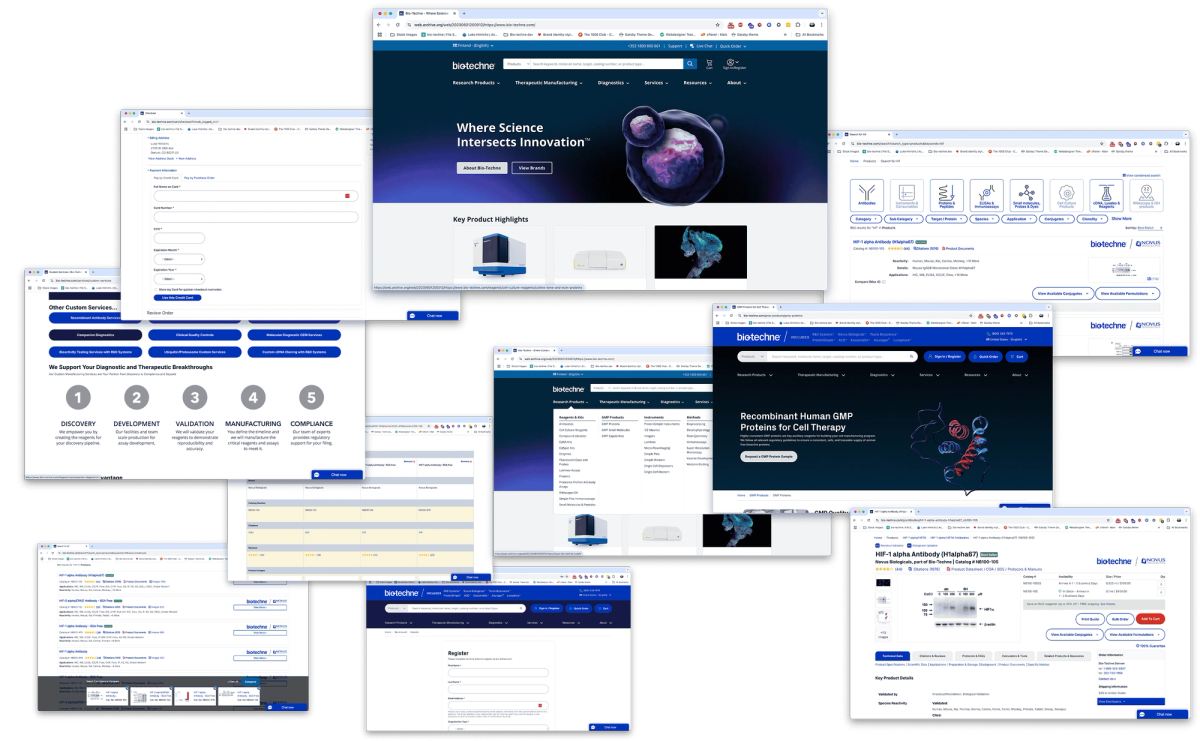 bio-techne website update